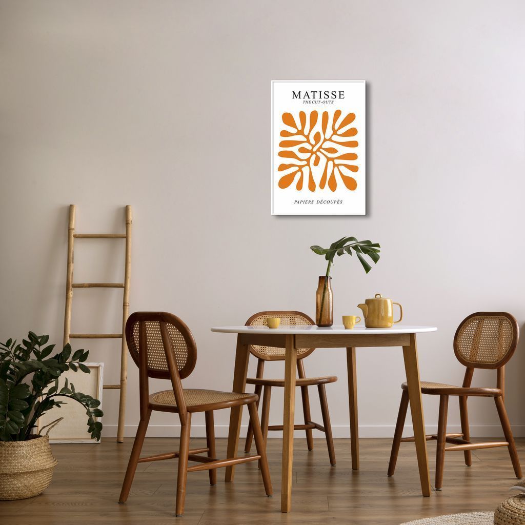 Quadro Matisse The Cut-outs 100x70 Filete Branco