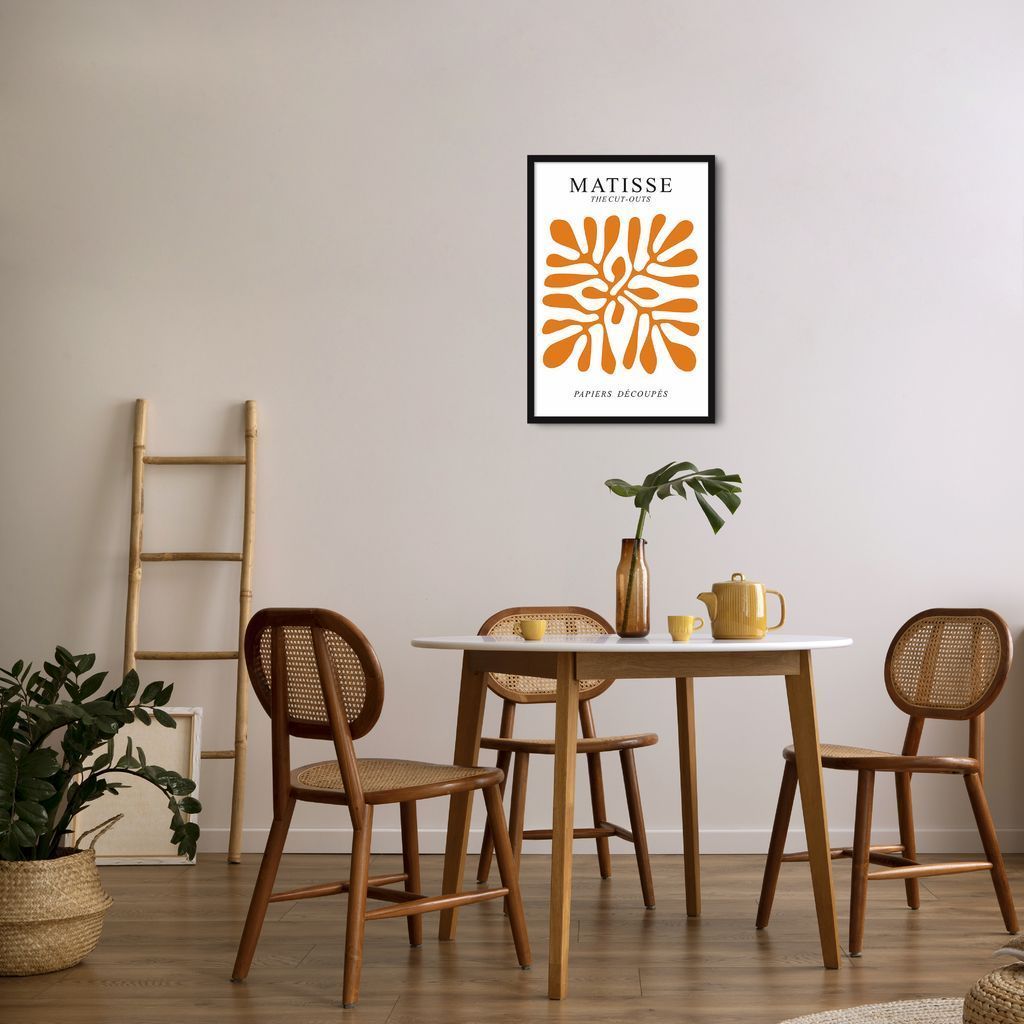 Quadro Matisse The Cut-outs 43x30 Caixa Preto