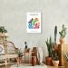 Quadro Matisse The Forms 43x30 Filete Branco