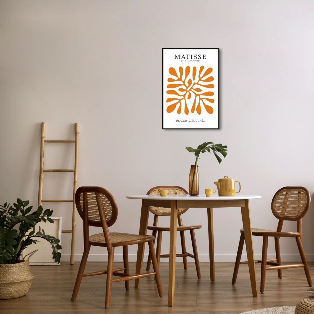 Quadro Matisse The Garden 60x43 Filete Preto