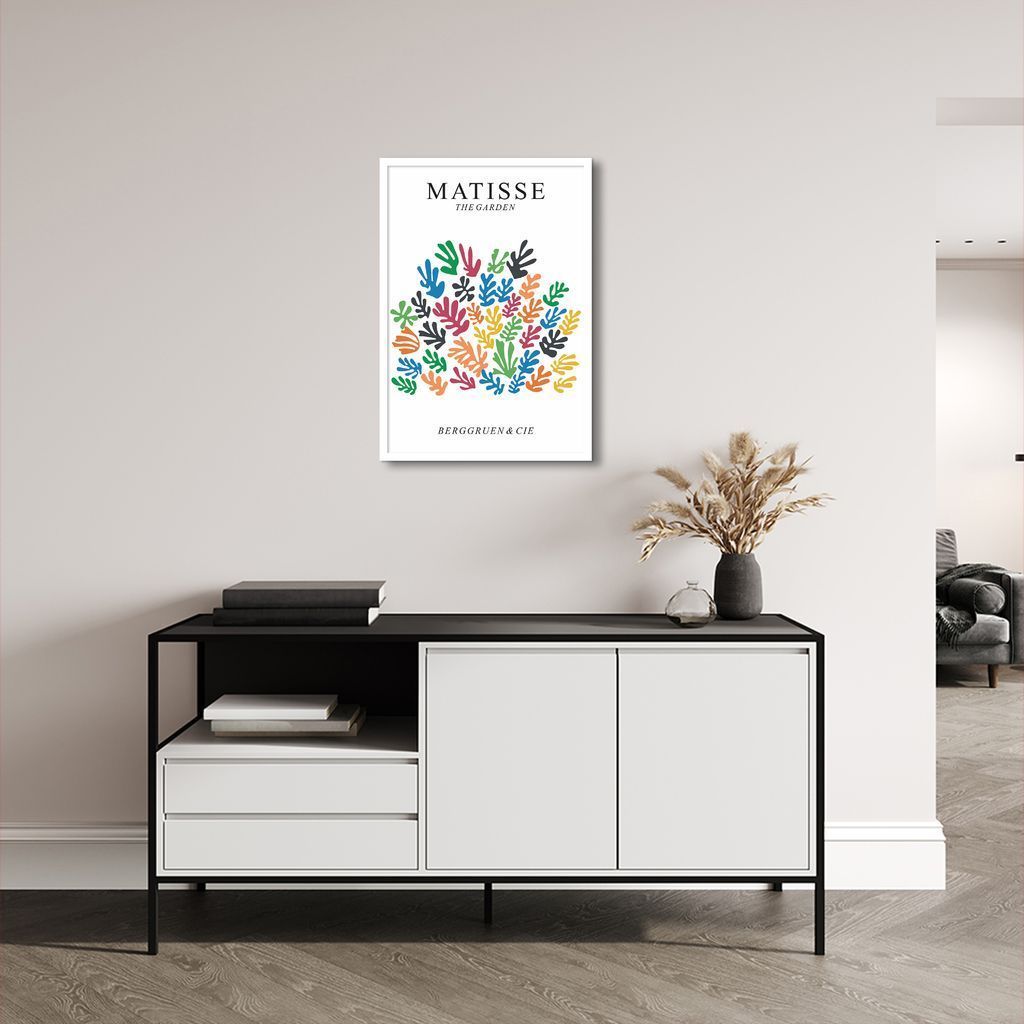 Quadro Matisse The Garden 86x60 Caixa Branco
