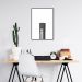 Quadro Microfone 100x70 Filete Preto