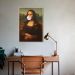 Quadro Mona Lisa Bola de Chiclete 100x70 Filete Marfim