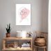 Quadro Mulher em Linhas Perfil 43x30 Sem Moldura