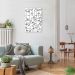 Quadro Mulheres Line Faces 100x70 Filete Branco