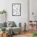 Quadro Mulheres Line Faces 43x30 Caixa Preto