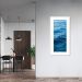Quadro Oceano 120x60 Filete Branco