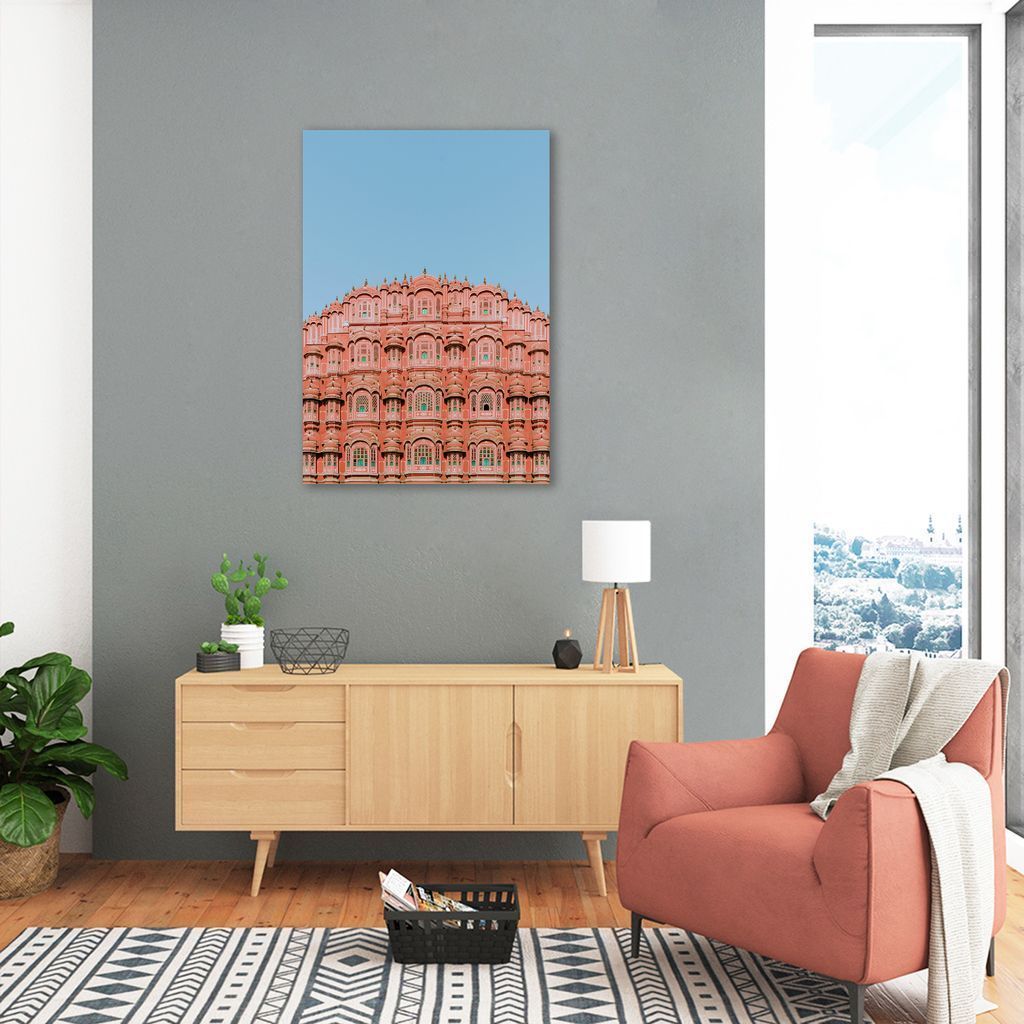 Quadro Palácio Hawa Mahal Jaipur 86x60 Sem Moldura