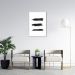 Quadro Pincelada Tripla 86x60 Caixa Branco