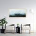 Quadro Pinheiros com névoa Grécia 86x43 Caixa Marfim