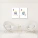 Quadro Rei e Rainha Carta Minimalista 142x100 2-100x70 Caixa Branco