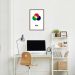 Quadro Sistema de Cores RGB 60x43 Caixa Marrom