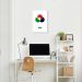 Quadro Sistema de Cores RGB 86x60 Caixa Branco