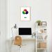 Quadro Sistema de Cores RGB 86x60 Caixa Marfim