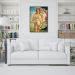 Quadro The Birth of Venus Tattooed 100x70 Filete Preto