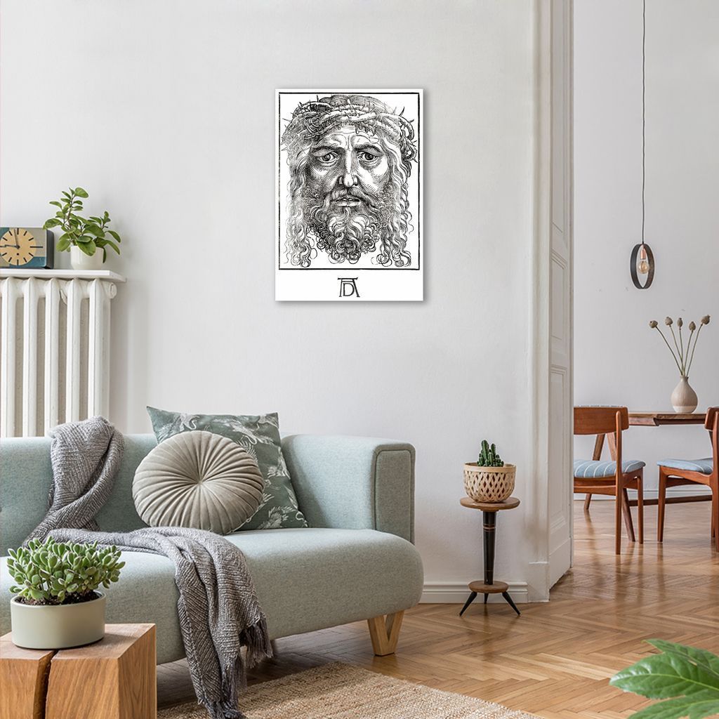 Quadro The Head of Christ Crowned 100x70 Sem Moldura
