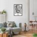Quadro The Head of Christ Crowned 60x43 Caixa Preto