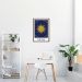 Quadro The Sun Tarot 86x60 Caixa Marrom