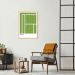 Quadro Tipos de Quadra Tênis WN 86x60 Caixa Marfim