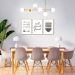 Quadro Trio Cozinha Divertida 184x86 3-86x60 Filete Marfim