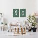 Quadro Up Folhas Escandinavas 142 x 100 2-100x70 Filete Marfim