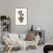 Quadro Vaso Boho 100x70 Filete Marrom