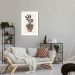 Quadro Vaso Boho 43x30 Caixa Branco