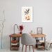 Quadro Vaso Boho Salmão 86x60 Caixa Branco