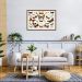 Quadro Vintage Borboletas II 86x60 Caixa Marrom