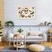 Quadro Vintage Borboletas II 86x60 Filete Marfim