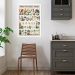Quadro Vintage Botânica Alimentos 100x70 Caixa Branco