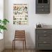 Quadro Vintage Botânica Alimentos 100x70 Filete Branco
