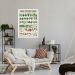 Quadro Vintage Botânica Folhas e Plantas 43x30 Caixa Branco