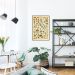Quadro Vintage Cogumelos 43x30 Filete Marrom