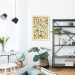 Quadro Vintage Cogumelos 60x43 Filete Branco