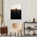 Quadro Visão Aérea Prédios New York 43x30 Filete Marfim