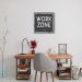 Quadro Work Zone 86x86 Filete Branco