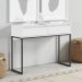 Aparador Buffet Rio 2 Gavetas Para Sala 90 cm Branco