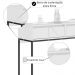 Aparador Buffet Rio 2 Gavetas Para Sala 90 cm Branco
