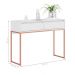 Aparador Buffet Rio 2 Gavetas Para Sala 90 cm Branco Cobre