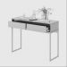 Aparador Buffet Rio 2 Gavetas Para Sala 90 cm Branco Cobre