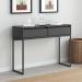 Aparador Buffet Rio 2 Gavetas Para Sala 90 cm Preto  