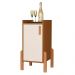 Aparador Com 1 Porta Orlando Cedro Off White