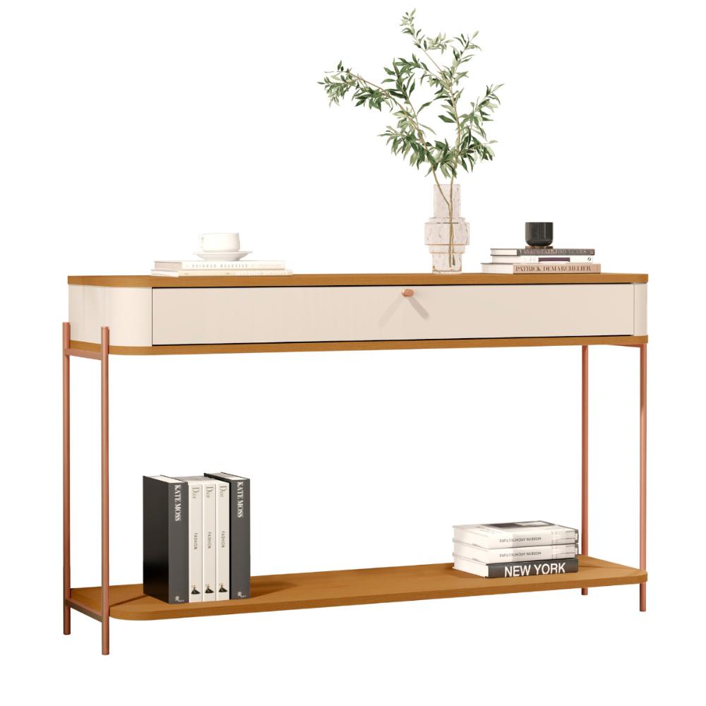 Aparador Nova Orleans Off White Nature Bronze