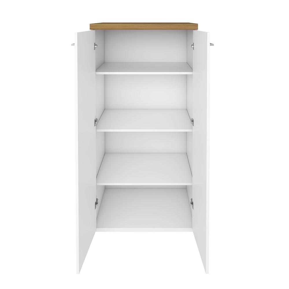 Armário 2 Portas Norwich Olmo Branco