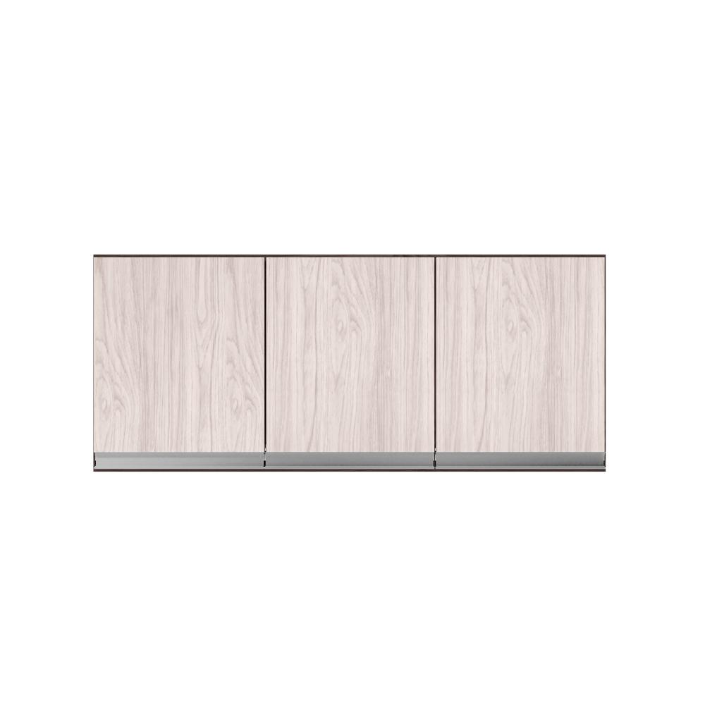Armário Aéreo 3 Portas Norwich Castanho Avelã