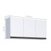 Armário Aéreo para Cozinha 3 Portas Anori Branco