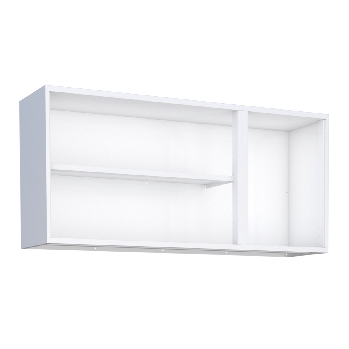 Armário Aéreo para Cozinha 3 Portas Anori Branco