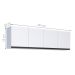 Armário Aéreo para Cozinha 4 Portas Anori Branco