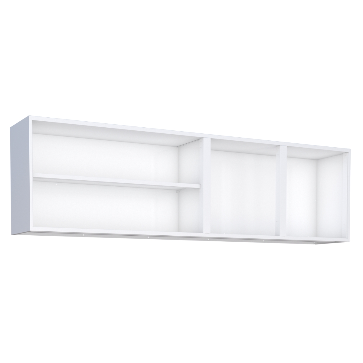 Armário Aéreo para Cozinha 4 Portas Anori Branco